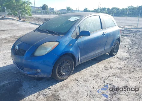 2007 Toyota Yaris из США, поврежденный, VIN JTDJT903675095056